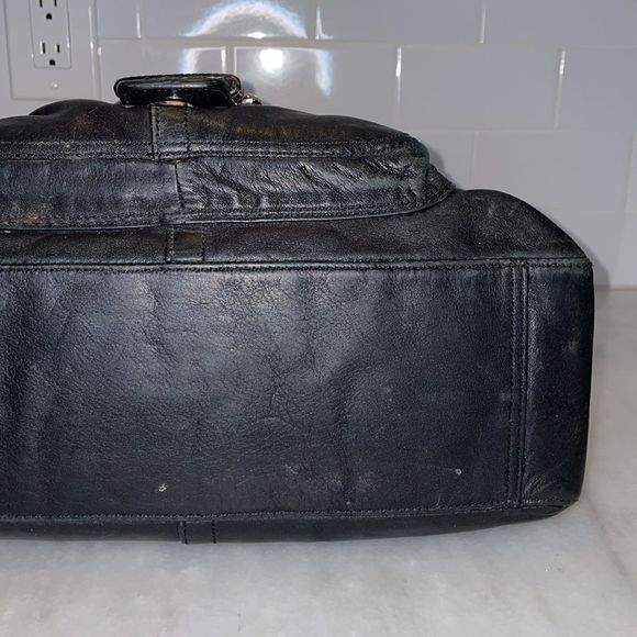 Coach Courtney Leather Dome Satchel Bag - Picture 9 of 16